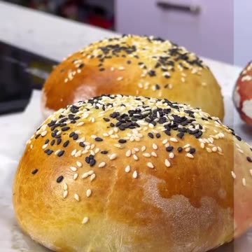 Brioche beef and cheese stuffed rolls