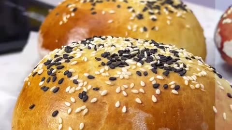 Brioche beef and cheese stuffed rolls