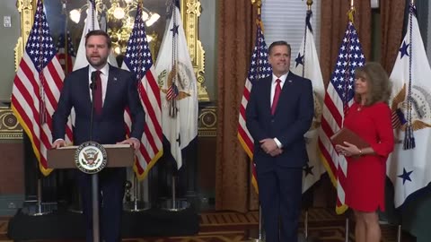 Vice President JD Vance Swears In John Ratcliffe as Director of the CIA