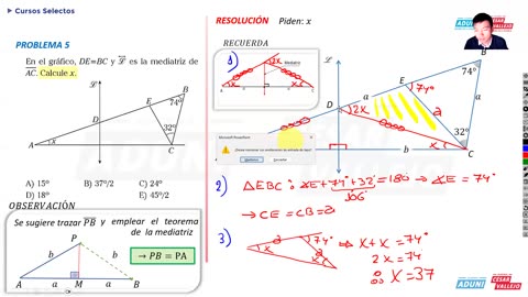 CURSOS SELECTOS VALLEJO | Semana 03 | Geometría