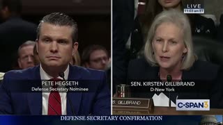 Gillibrand Has Temper Tantrum, Yells at Hegseth