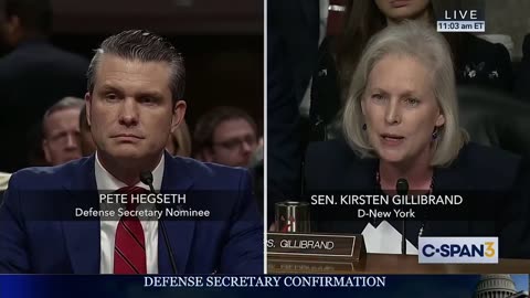 Gillibrand Has Temper Tantrum, Yells at Hegseth