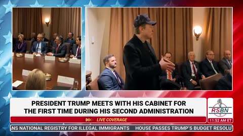 WATCH| President Trump Participates in First Cabinet Meeting - 2/26/25