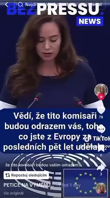 Zajímavý projev v EP