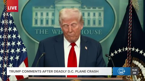 Trump provides remarks on deadly DC plane crash _ Full remarks