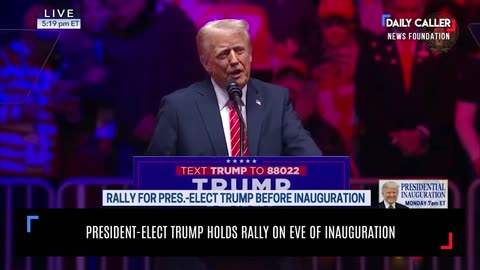 Recap of Trump's Rally on Eve of Inauguration, WATCH: