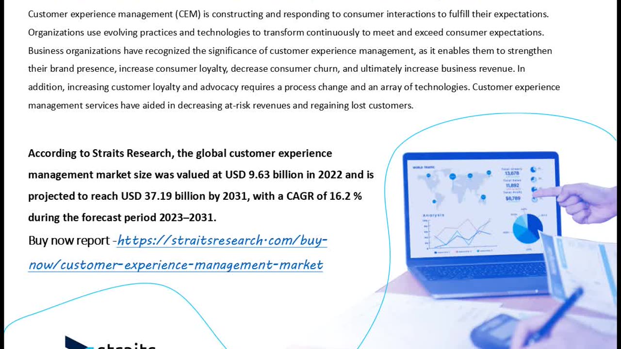 Customer Experience Management Market Growth at 16.2% CAGR | Forecast 2023-2031