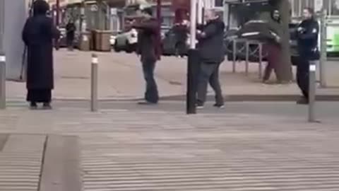 A man with a knife in France 🇫🇷 (a normal day)