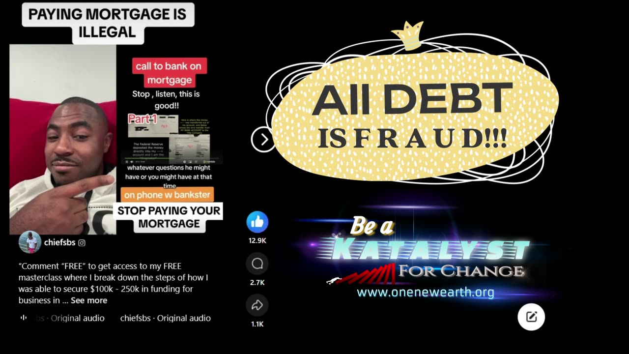 ALL DEBT IS FRAUD - Share Far & Wide!