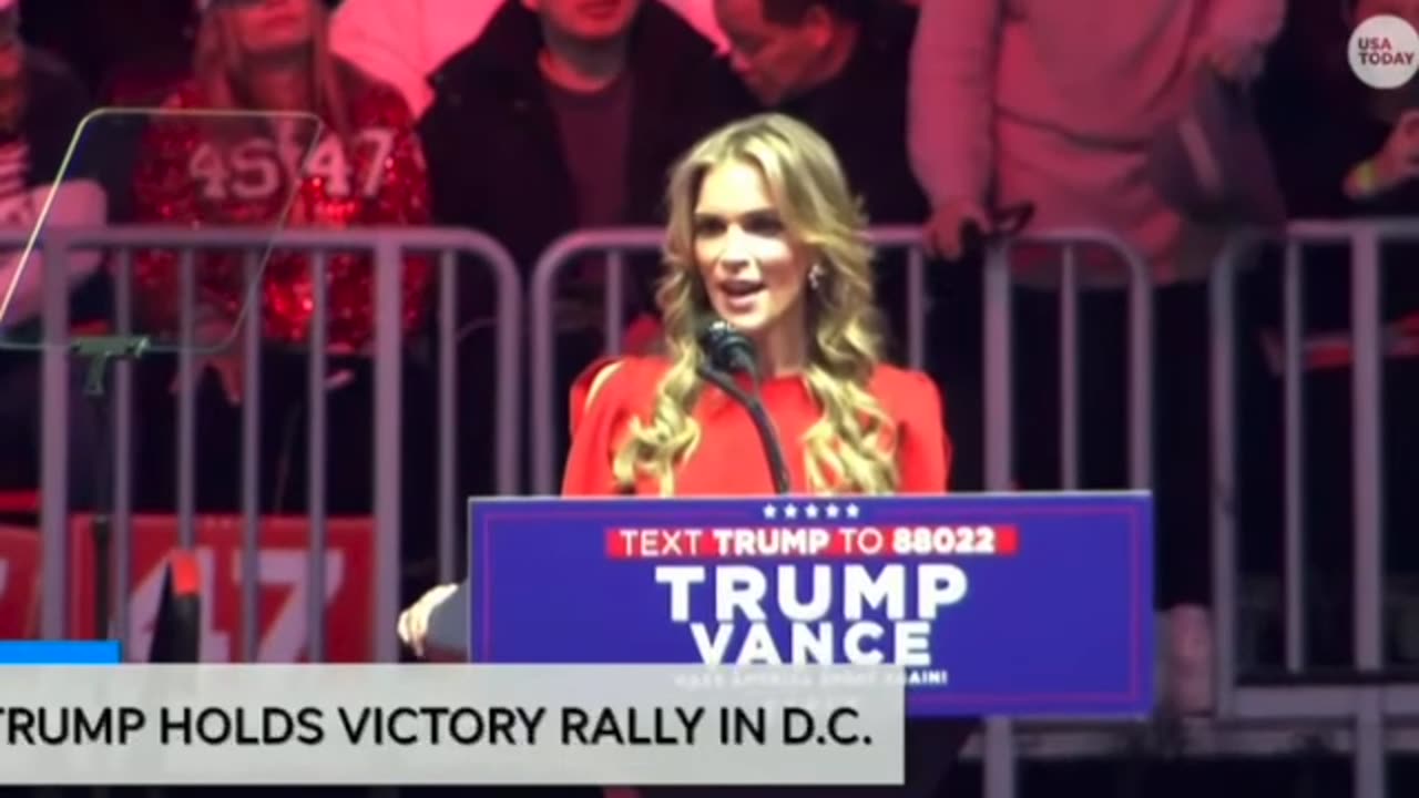 MEGYN KELLY Speaks At The Donald Trump Victory Rally