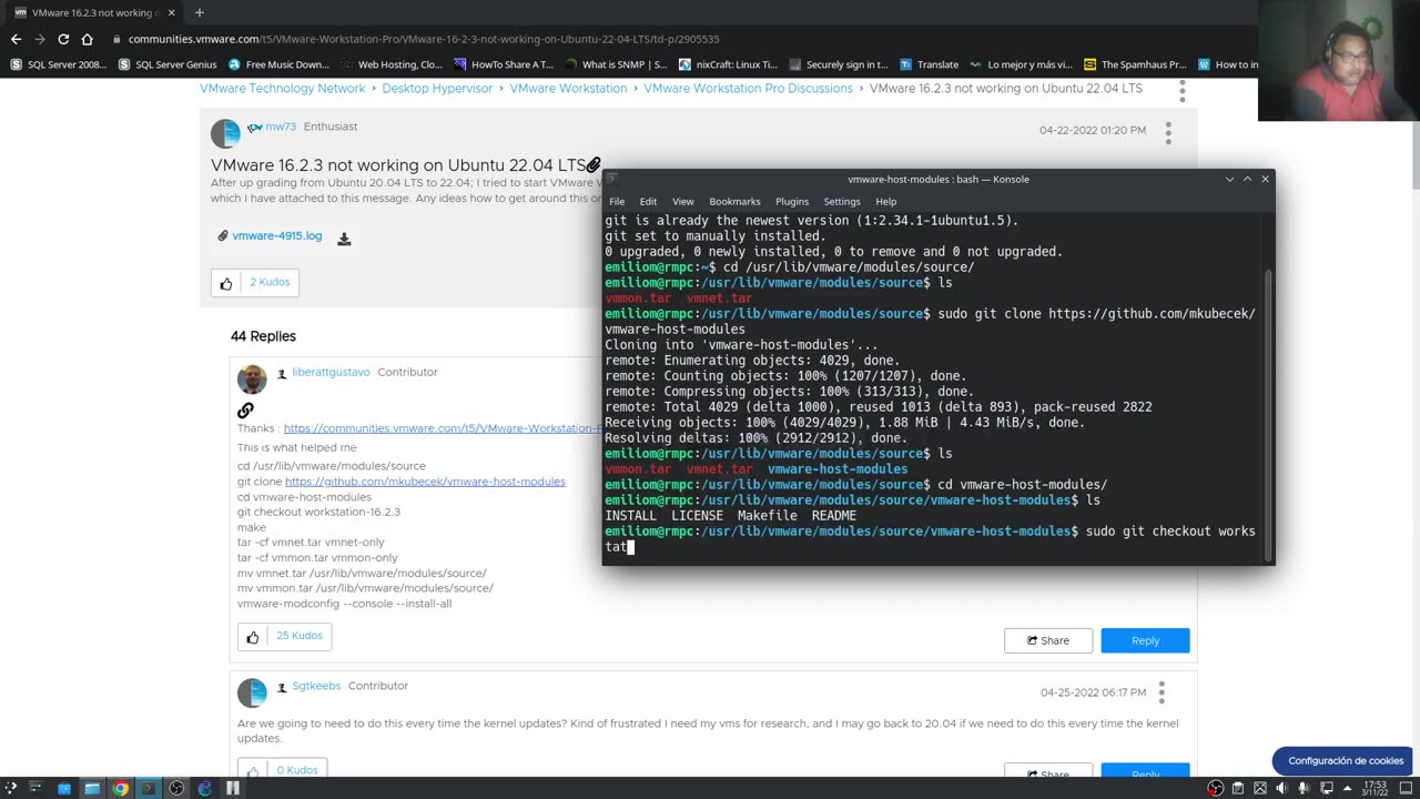 Instalar VMware Workstation en Ubuntu Linux