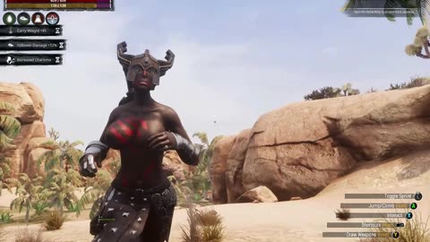 Conan Exiles, Hanumans grotto, busty, boobs, breast expansion, huge tits, titties