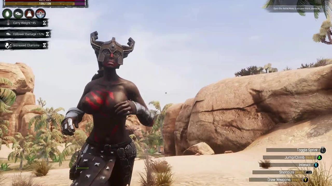 Conan Exiles, Hanumans grotto, busty, boobs, breast expansion, huge tits, titties