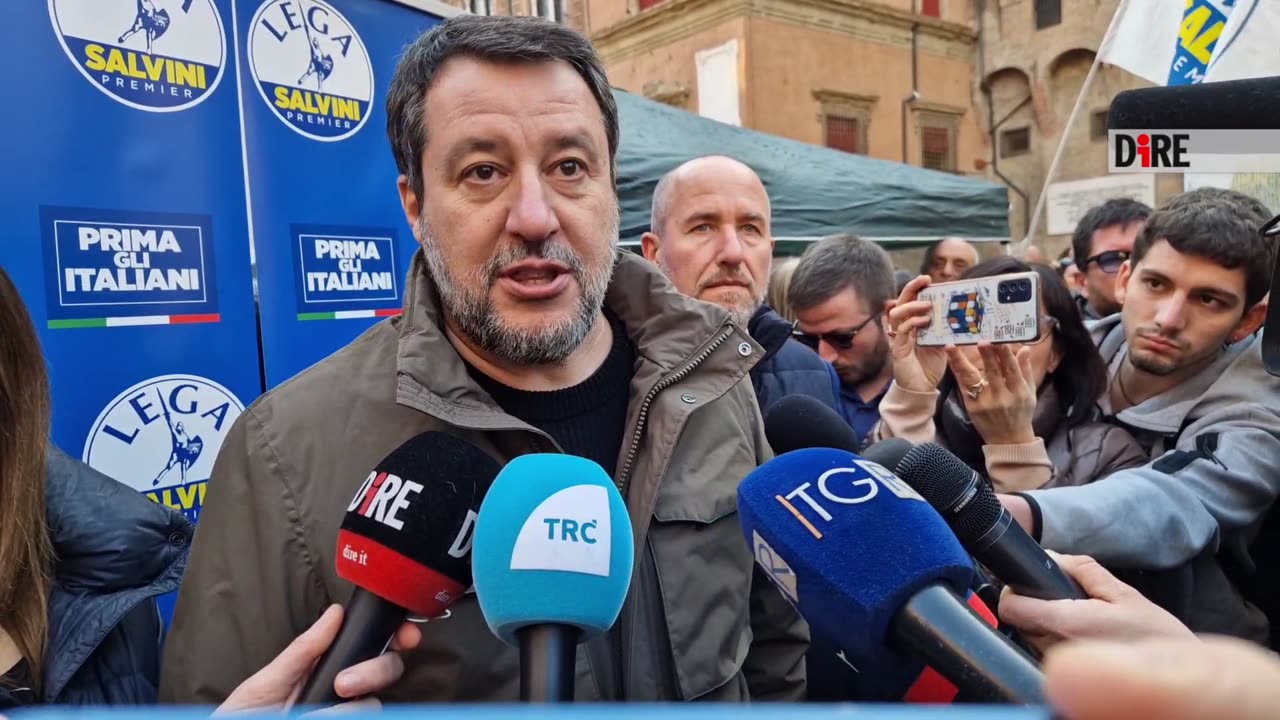 Salvini - BOLOGNA. SALVINI: PASSANTE? CAPIRE INTENTI ASPI CHE PARLA, PARLA... (08.03.25)