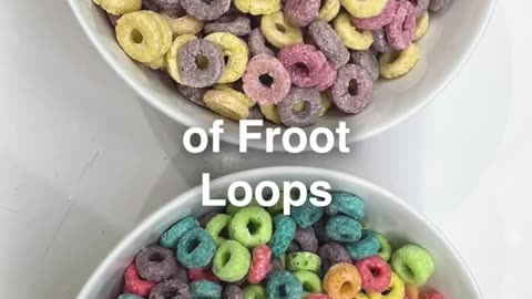 Kellogg's sell Toxic version 😡 To Americas to make froot loops attractive to children