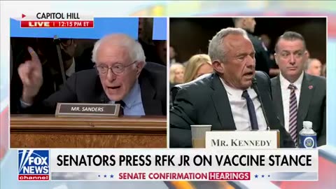 BERNIE'S BABY GAMES: Senator Screams 'Are You Supportive of These Onesies?' at RFK Jr Hearing