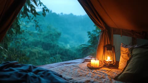 Nap Time. Rain Ambience Sounds. 24 Minutes Of Stress Free Relaxation.