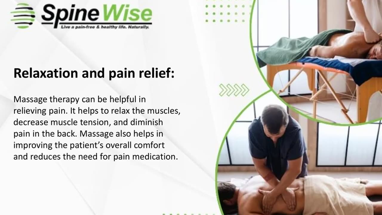 The Role Of Massage Therapy In Chiropractic For Back Pain