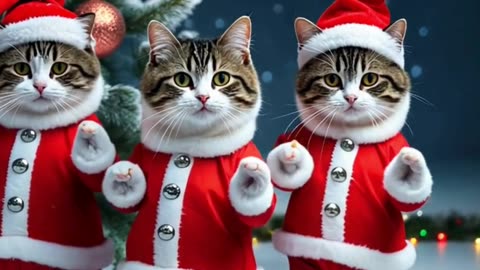 Hilarious Cats Dancing for Christmas: Festive Feline Fun! ⛄🎅