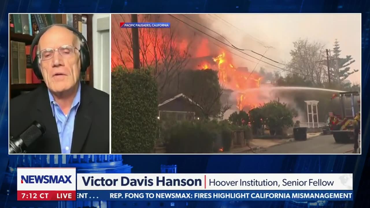 Victor Davis Hanson Condemns California's DEI Hiring In Fire Departments! - 1/9/25