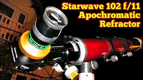 Amazing Starwave 102 f/11 Achromatic Fraunhofer Refractor Telescope/ Observing Jupiter