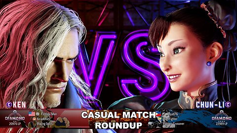 Kuya Kalbo SF6 Casual Match Roundup. Chun Li 4 star Diamond Rank [Hori Fight Stick]
