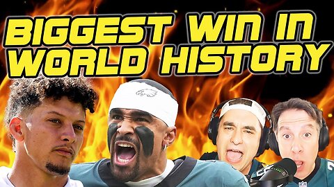 Eagles BIGGEST win in HISTORY, how Mahomes & refs blew it for Chiefs in Super Bowl | Fusco Show NFL