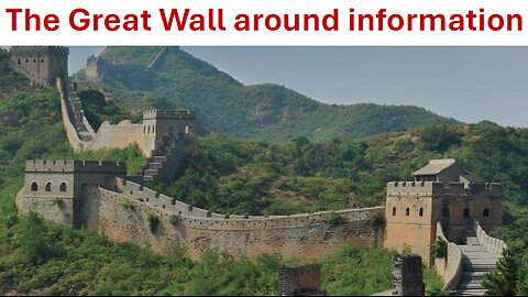 The Great Wall of misinformation