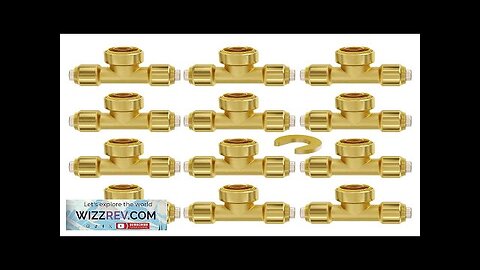 VEVOR Pipe Fittings 1/2" 12PCS Tee Brass Push-Fit for Heating/Shower System Review