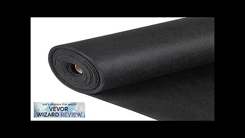 VEVOR Garden Weed Barrier Fabric 8OZ Heavy Duty Geotextile Landscape Fabric 6ft Review