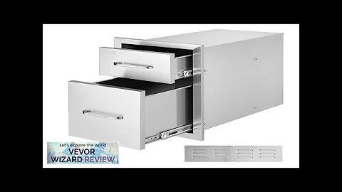 VEVOR Outdoor Kitchen Drawers 13" W x 20.4" H x 20.8" D Review