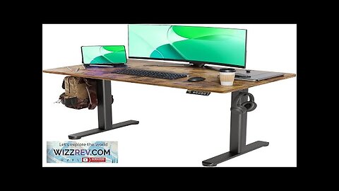 Electric Standing Desk Adjustable Height Stand up Desk 24x48 Inches Sit Stand Review