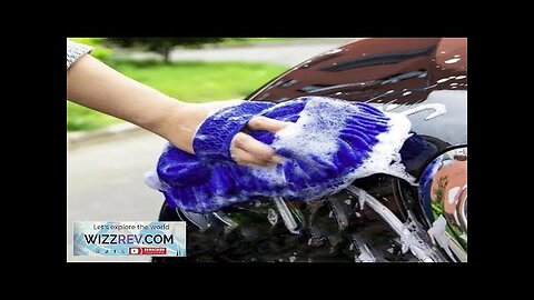 Car Washing Gloves Car Wash Sponge Brush Chenille Soft Microfiber Car Body Review