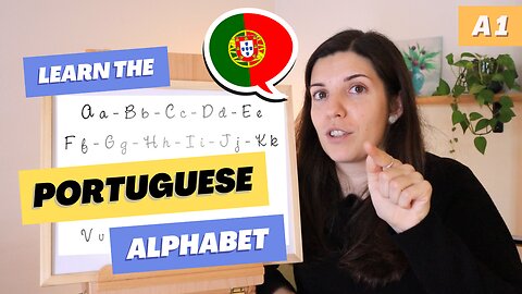 How to pronounce letters in Portuguese | A1 - Learn the Portuguese Alphabet