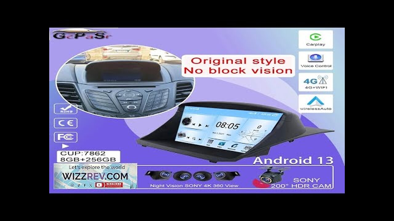 Android Radio For Ford Fiesta MK7 2009 2017 Car Video Multimedia Review