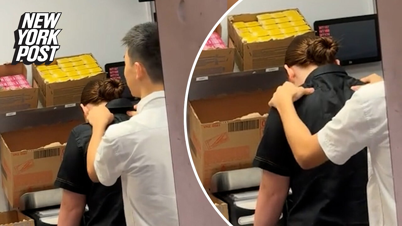 McDonald's employee caught giving coworker massage