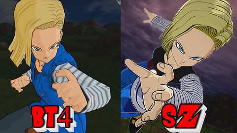 Android 18 - Dragon Ball Sparking Zero VS Budokai Tenkaichi 4