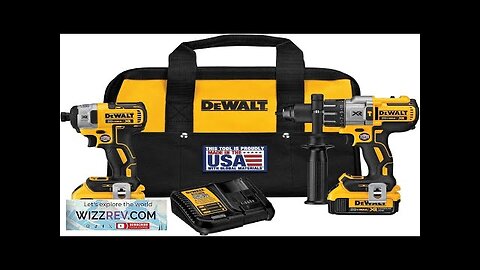 DEWALT 20V MAX Hammer Drill and Impact Driver Cordless Power Tool Combo Review