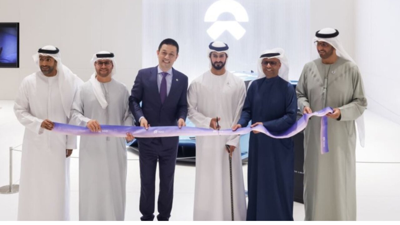 Nio Just Installed Their First Battery Swap Station In The UAE