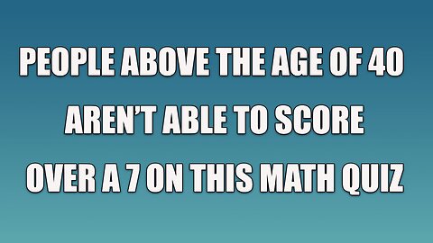 Math Trivia