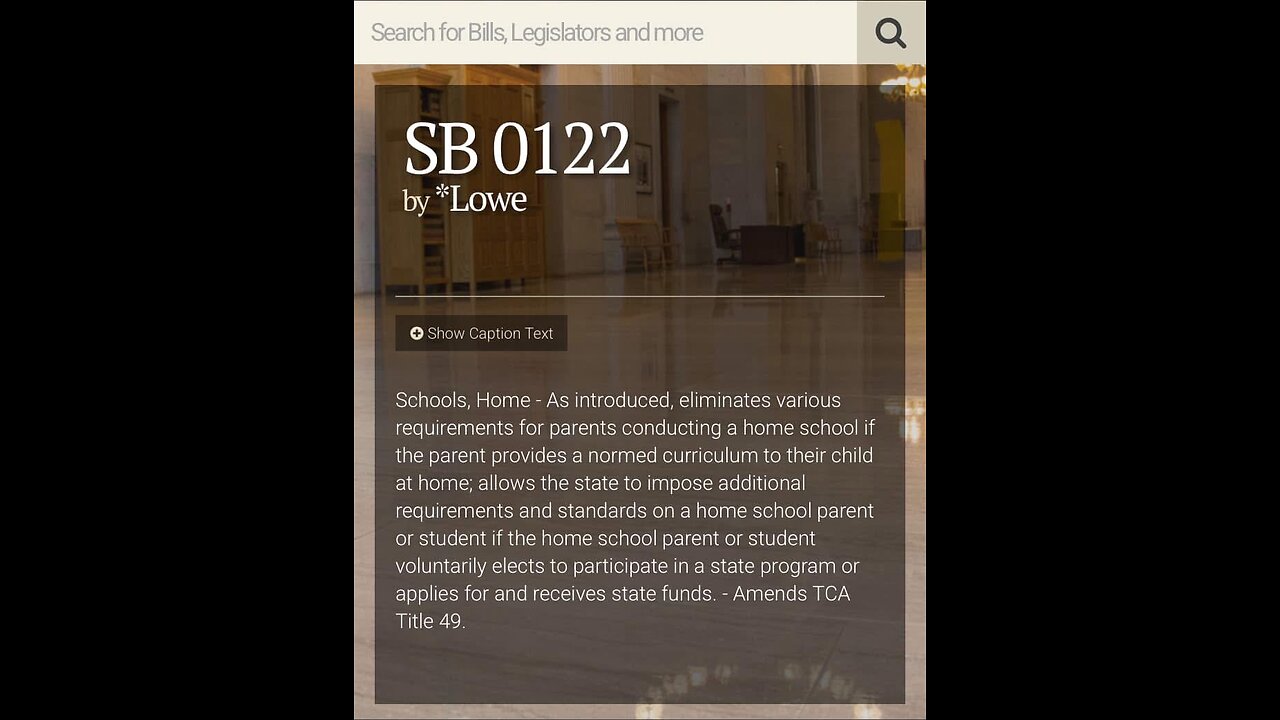 New Legislation Introduced That Threatens Home School Freedom