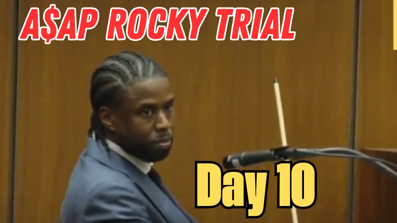 A$AP Rocky Trial - Day 10 - Final 90 minutes of 12vvy.