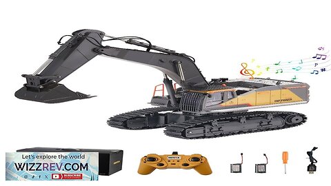 Remote Control Excavator Toy 22 Channel 1:14 Scale RC Excavator Digger Review