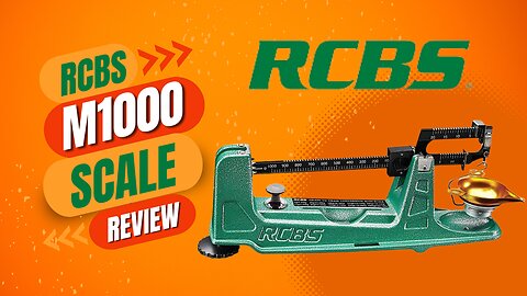 RCBS M1000 Beam Scale - Packed With Features