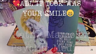 💖ALL IT TOOK WAS YOUR SMILE😁💖YOU'RE DEEP IN MY SOUL🙏🪄 COLLECTIVE LOVE TAROT READING💓✨