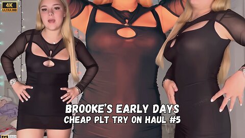 Brooke Marsden Early Days | Cheapest PLT Dresses All Under £10 PREVIEW #5 4K HD