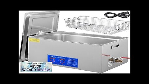 VEVOR 22L Industrial Ultrasonic Cleaner with Digital Timer&Heater 40kHz Professional Review