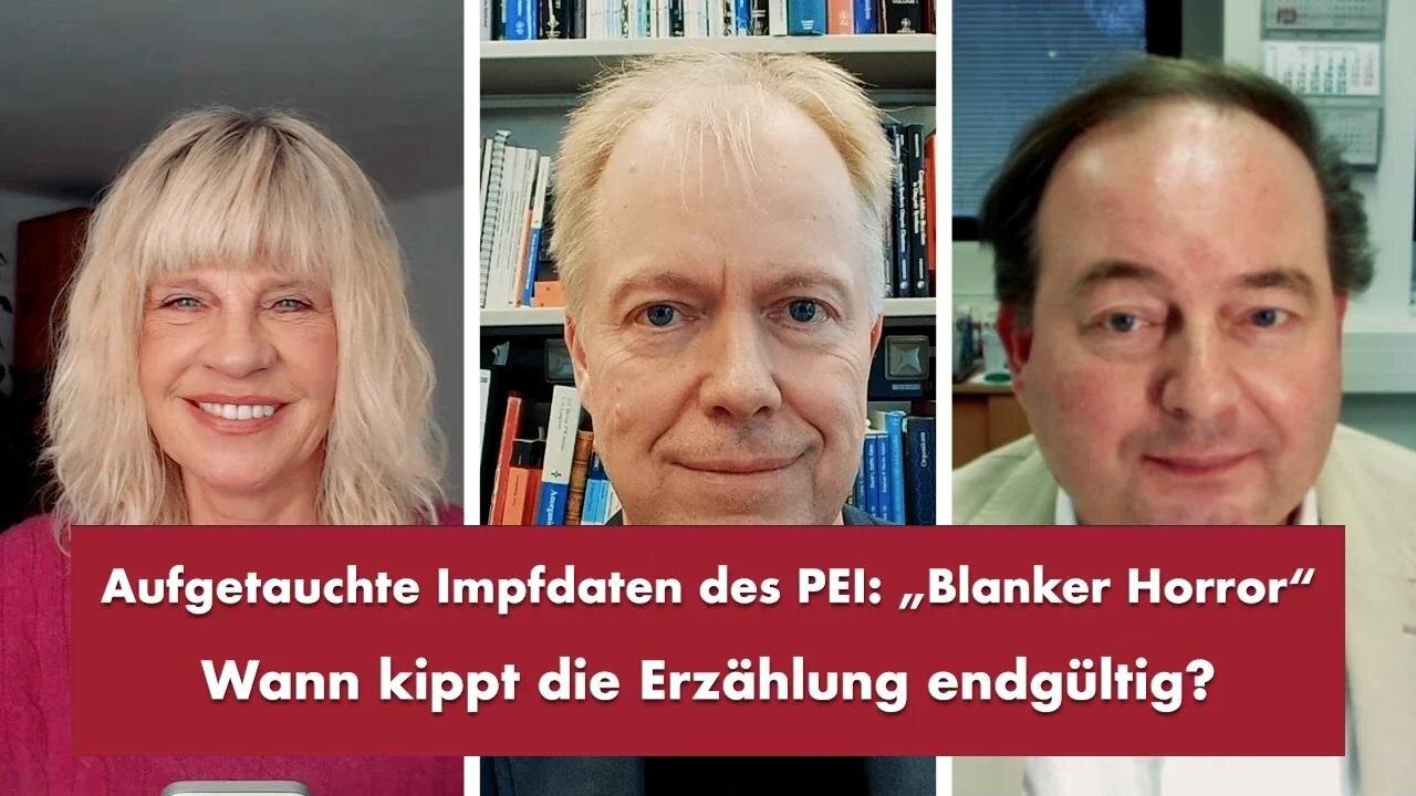 " DIE 'PLÖTZLICH' AUFGETAUCHTEN IMPFDATEN DES P.E.I. " - Dr. Gerald Dyker , Dr. Jörg Matysik