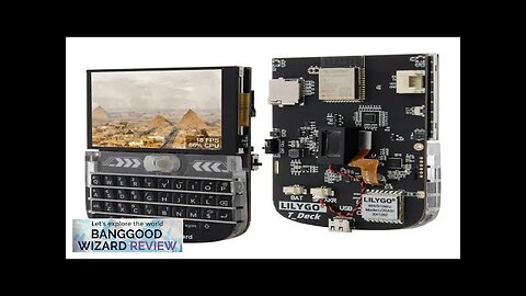 LILYGO® T-Deck ESP32-S3 LoRa 915MHz 2.8 inch LCD Development Board LoRaWAN Review