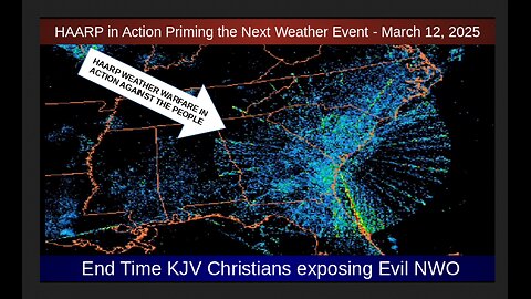 HAARP in Action Priming the Next Weather Event - March 12, 2025